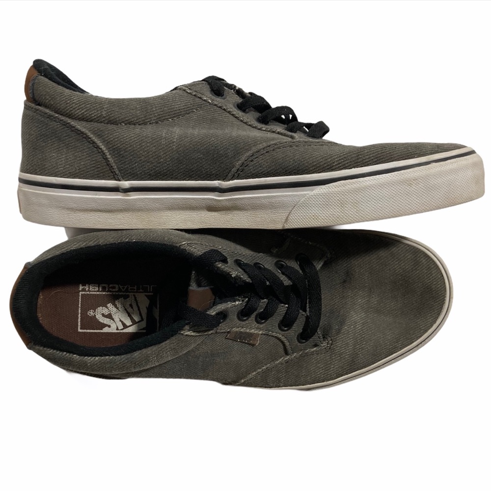 Vans Ultra Cush Gray Sneakers Men’s 7 Shoes Skate Brown